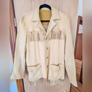 Fringe Tan Jacket